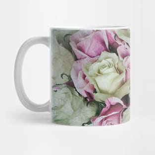 Pink and Yellow Rose Bouquet Photography Mug